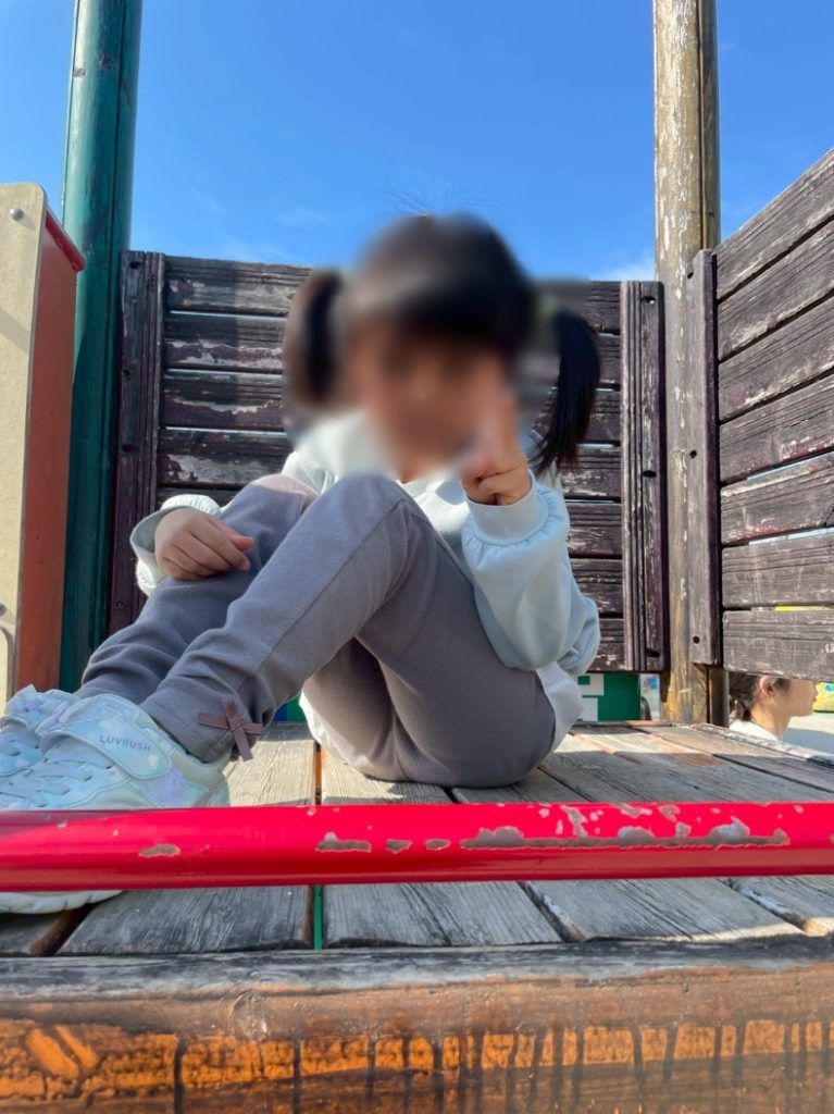 遊具で安全に遊ぶ子どもたちの様子